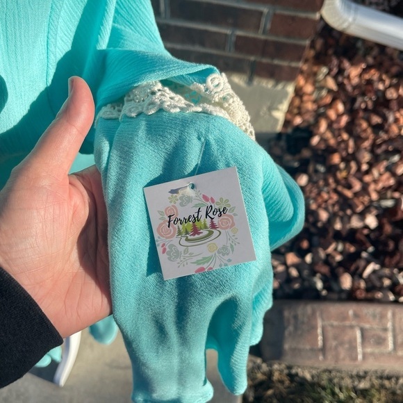 Jodifl Sky Blue Cardigan Size Large New! - Picture 3 of 5